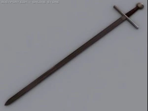 rusted sword 3D Model