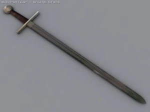 &eacute;p&eacute;e courte Modèle 3D