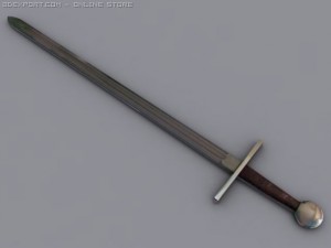 short sword 3D Model