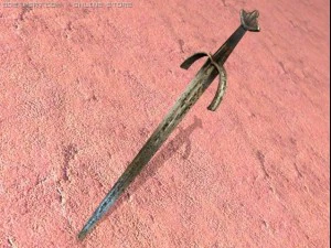 Клеймор меч 3D Модель