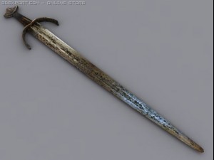 claymore sword 3D 모델