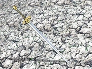 espada de drag&atilde;o Modelo 3D