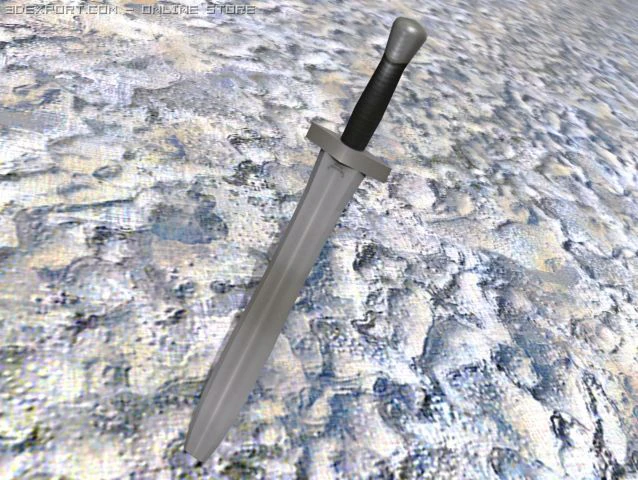 dagger 3D Model .c4d .max .obj .3ds .fbx .stl .blend 