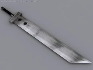 buster sword 3D Model