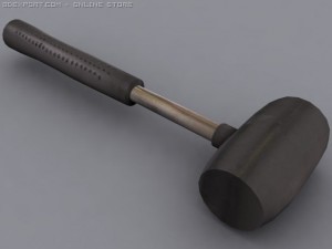 rubber mallet Modelo 3D