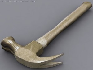 bronze hammer Model 3D