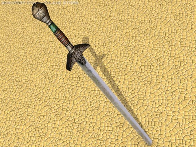exotica sword 3D 模型 .c4d .max .obj .3ds .fbx .stl .blend 