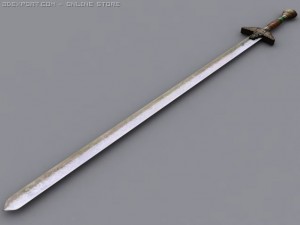 exotica sword 3D 模型