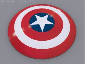 captain america shield 3D Model