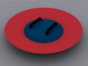 captain america shield 3D Model