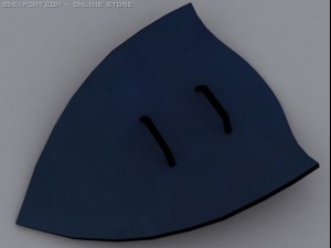 classic captain america shield 3D Model