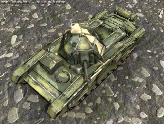 crusader mk ii Modèle 3D .c4d .max .obj .3ds .fbx .stl .blend 
