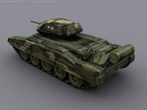 crusader mk ii Modèle 3D