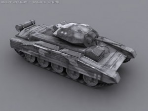 crusader mk ii Modèle 3D