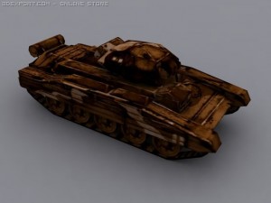 crusader mk ii Modèle 3D
