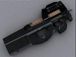 fn p90 3D Модель