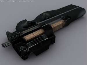 fn p90 3D Модель