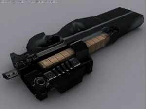 fn p90 Modelo 3D