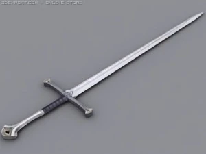 spada anduril Modello 3D