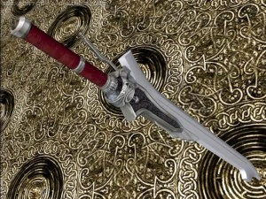 pedang ratu merah Model 3D