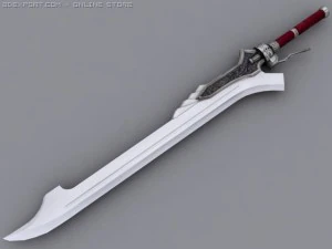 red queen sword 3D Model
