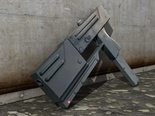 mac11 Modelo 3D .c4d .max .obj .3ds .fbx .stl .blend 