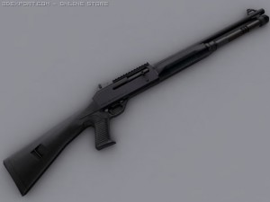benelli m4 Modelo 3D
