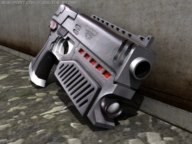 lawgiver 3D Model .c4d .max .obj .3ds .fbx .stl .blend 