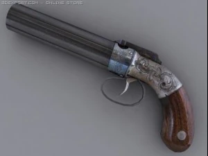 ethan allen six shooter 3D Model