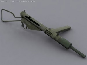 sten mkii smg 3D 모델