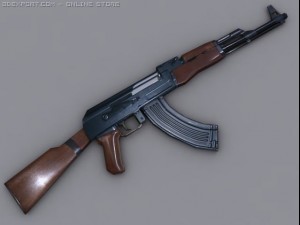 special ak47 assault rifle 3D 模型