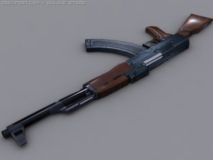 special ak47 assault rifle 3D 模型