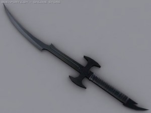 stealth sword 3D 模型