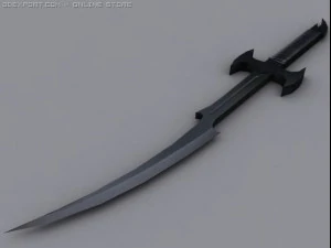 непомітний меч 3D Модель