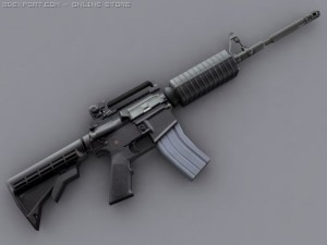 special m4 carbine 3D 模型