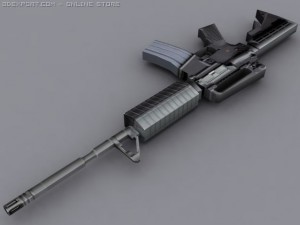 special m4 carbine 3D 模型