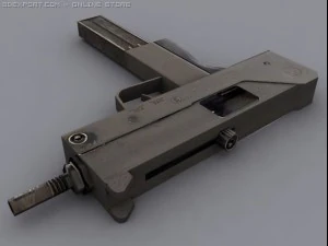 sp&eacute;cial mac10 uzi Modèle 3D