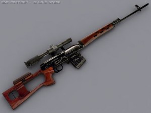 dragunov svd 3D Model