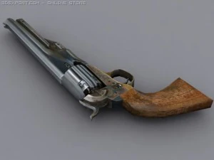 percussion revolver 3D Model