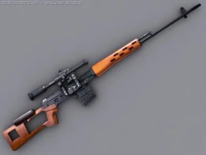 special dragunov svd 3D Model