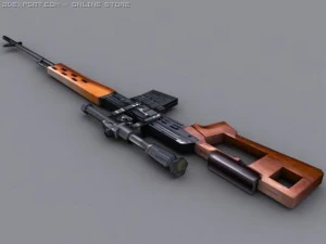 special dragunov svd 3D Model