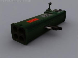 m202a1 flash 3D-Modell