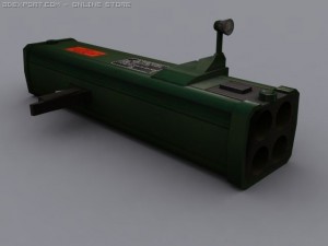 m202a1 flash 3D-Modell