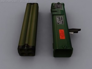 m202a1 flash 3D-Modell