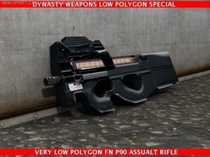 Arma de jogo P90 Modelo 3D $39 - .3ds .blend .c4d .fbx .max .ma
