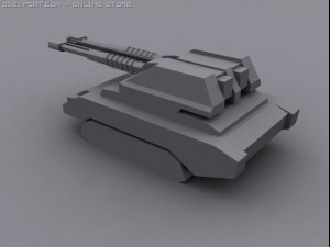 grizzly heavy battle tank 3D-Modell