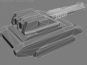 grizzly heavy battle tank 3D-Modell