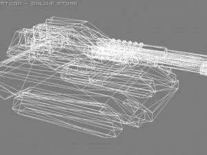 grizzly heavy battle tank 3D-Modell