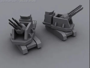 Schweineartilleriepanzer 3D Modell