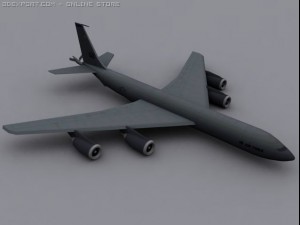 kc135 r stratotanker 3D 模型